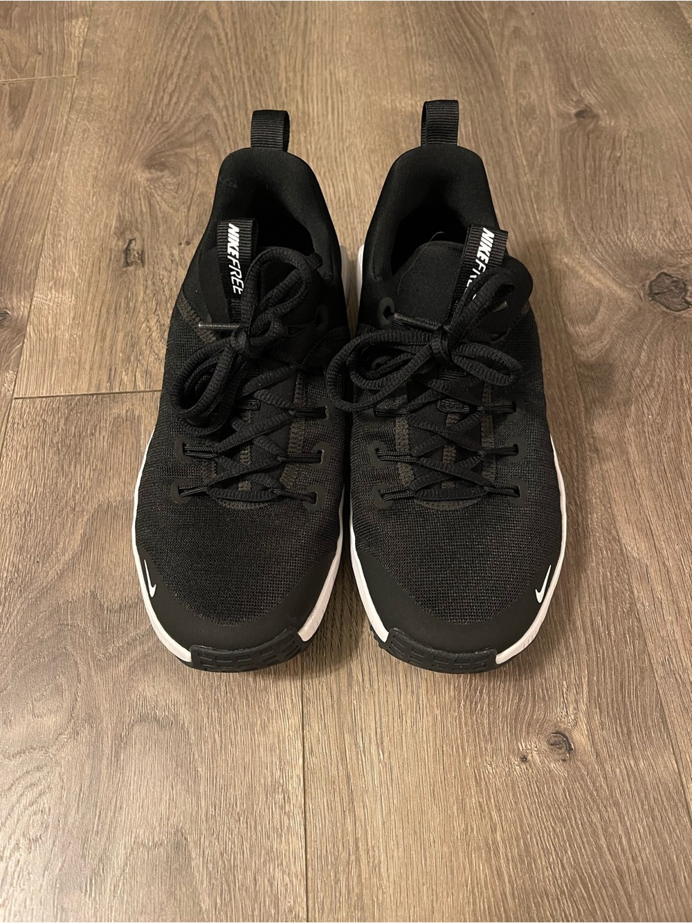 Nike Women's Black Sneakers with White Accents